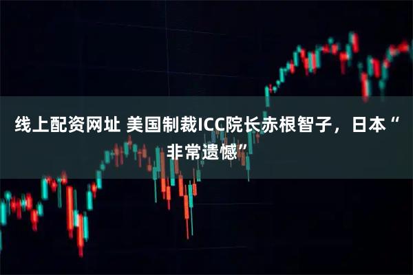 线上配资网址 美国制裁ICC院长赤根智子，日本“非常遗憾”